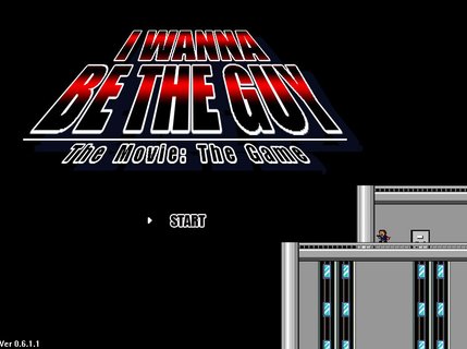 I Wanna Be The Guy Title Screen
