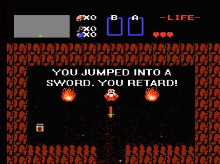 I Wanna Be The Guy Zelda Shop Gibs