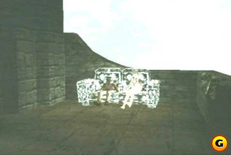 Ico Girl Chilling On Save Point Couch