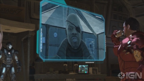 Iron man 2 Tony Stark Nick Fury Samuel l Jackson