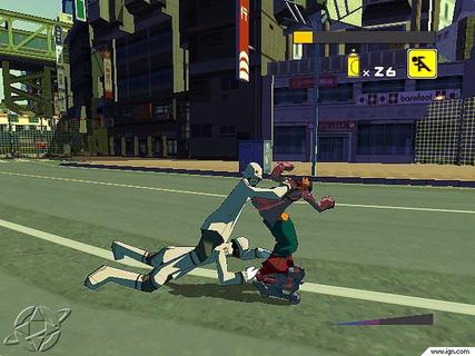 Jet Set Radio Future Police Grab On