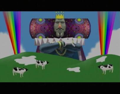 Katamari Damacy King Of All Cosmos Cows Rainbows