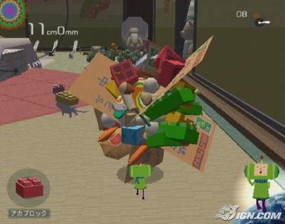 Katamari Damacy Rolling Up Household Junk