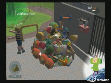 Katamari Damacy Rolling Up Humans
