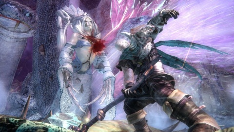 Knights Contract Sword Bloody Slash Purple