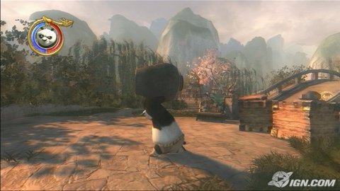 Kung Fu Panda Barrel Toss