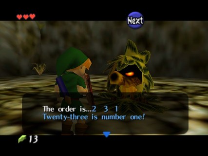 Legend Of Zelda Ocarina Of Time Link Deku Tree 23 Number 1