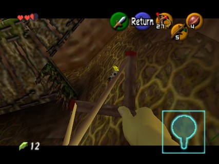 Legend Of Zelda Ocarina Of Time Link Deku Tree Slingshot