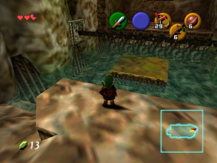 Legend Of Zelda Ocarina Of Time Link Deku Tree Spikes