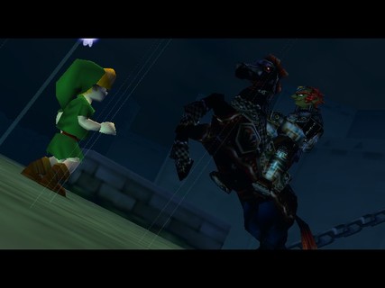 Legend Of Zelda Ocarina Of Time Link Ganon Hyrule Castle