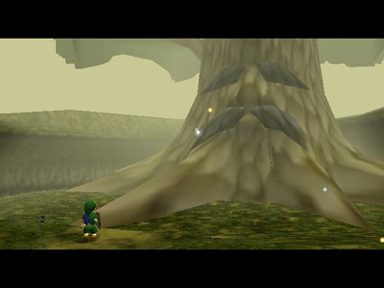 Legend Of Zelda Ocarina Of Time Link Great Deku Tree