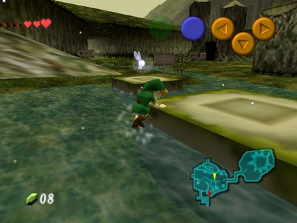 Legend Of Zelda Ocarina Of Time Link Kokiri Forest Swimming