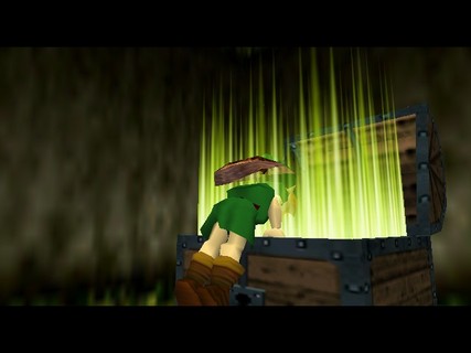 Legend Of Zelda Ocarina Of Time Link Kokiri Forest Sword Chest