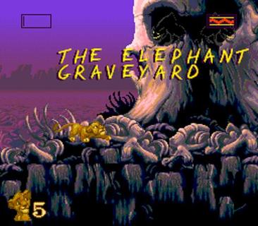 The Lion King Simba Elephant Graveyard Bones