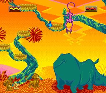 The Lion King Simba Rhino Pink Monkey