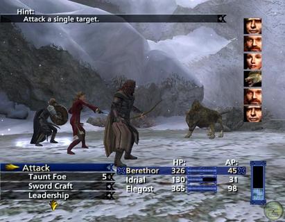 Lord Of The Rings Third Age Battle Screen