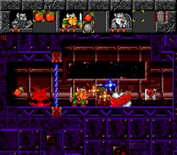 Lost Vikings Baleog Bomb Sabotage Boom Spaceship