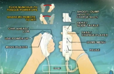 Mario Strikers Charged Controls