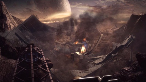 Mass Effect 2 Overlord Satellite Dish Destroyed