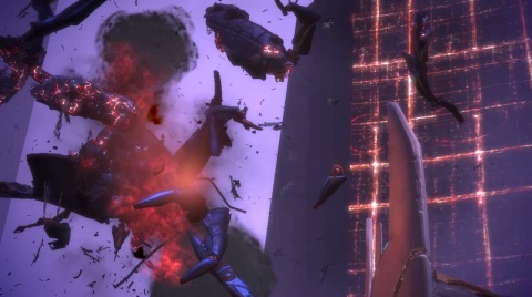 Mass Effect Sovereign Normandy Blow up