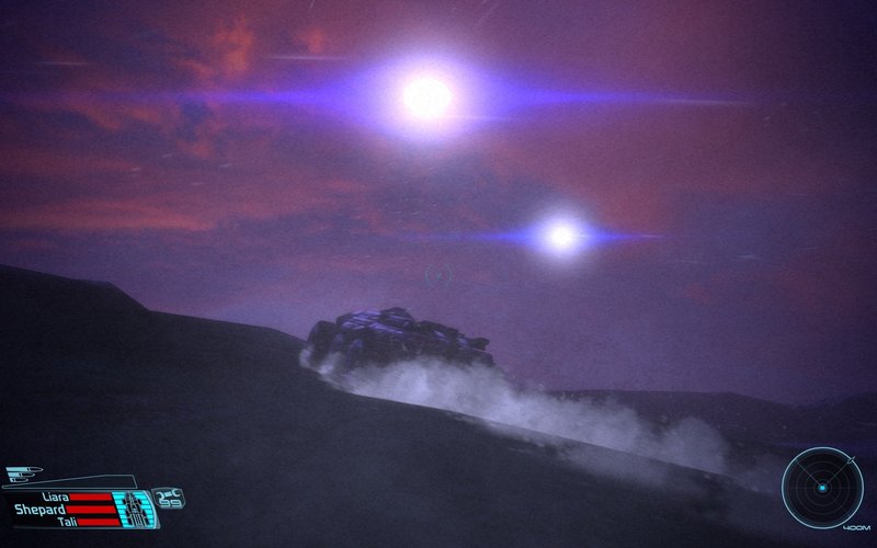 Mass Effect Mako Two Suns