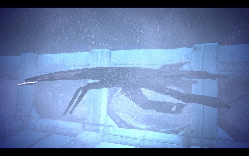 Mass Effect Normandy Noveria Blizzard Docking Side