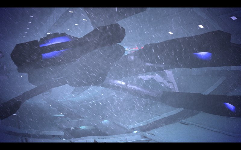 Mass Effect Normandy Noveria Blizzard Docking