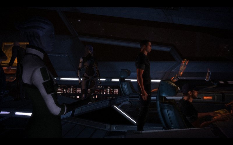 Mass Effect Shepard Liara Tali Mu Relay