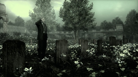 Metal Gear Solid 4 Solid Snake Saluting Cemetery
