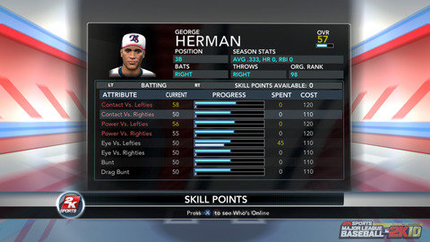 Mlb 2k10 Skill Points