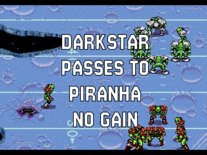 Mutant League Football Blackhole On Field