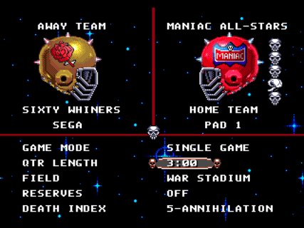 Mutant League Football Maniac All Stars Sixty Whiners