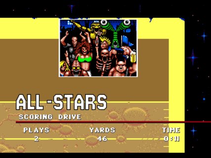 Mutant League Football Touchdown Crowd Goes Wild