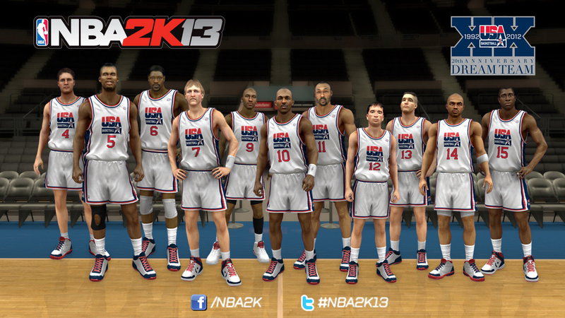 nba 2k13 usa Olympic Dream Team