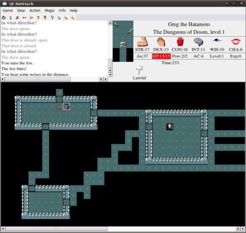 Nethack Qt Interface