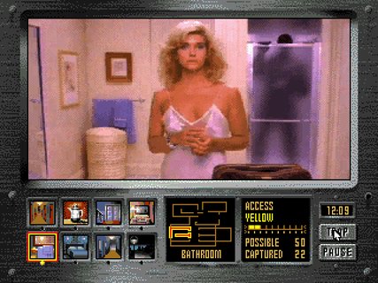 Night Trap Infamous Bathroom Scene Auger In Shower