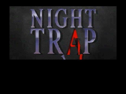 Night Trap Logo Blood Red