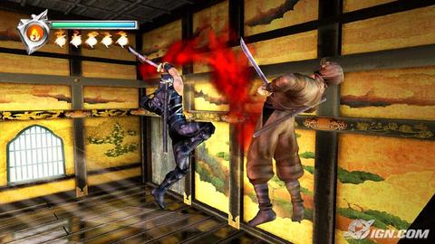 Ninja Gaiden Xbox Ryu Brown Blood Gore