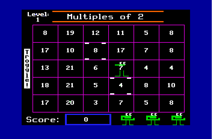 Number Munchers 03 Multiples two Number Munchers 03 Multiples two