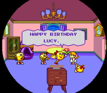 Pac Man 2 Lucy Ms Baby Jr Happy Birthday