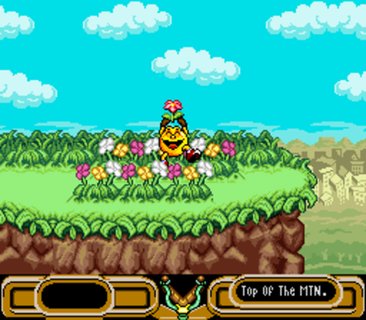 Pac Man 2 Mountain Flowers Lucy