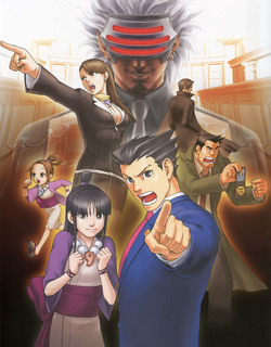 Phoenix Wright Trials And Tribulations Art Maya Pearl Godot Mia Gumshoe