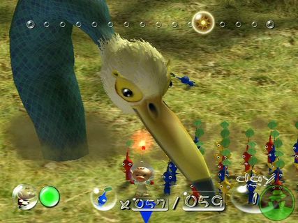 Pikmin Burrowing Snagret Enemy