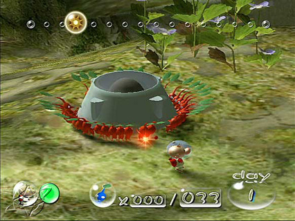 Pikmin Carrying Spaceship Part