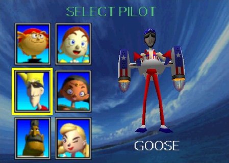 Pilotwings 64 Goose Evel Knievel Rocket Belt