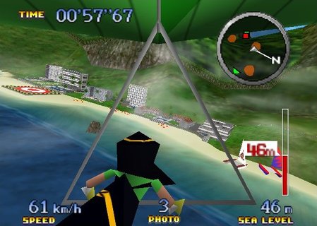 Pilotwings 64 Hang Glider Ibis Closeup