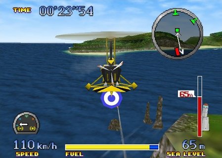 Pilotwings 64 Hawk Gyrocopter Rockets