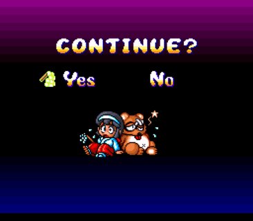 Pocky And Rocky Game Over