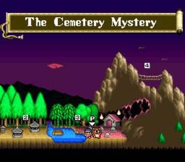 Pocky And Rocky Overworld Cemetery Mystery