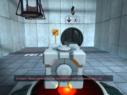 Portal Button Crate Security Camera